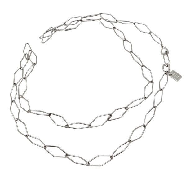 Halsband - Rombformad kedja av stål